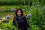 © Copyright - Raphael Kessler 2014 - England - Dyrham Park Mel amongst the flowers