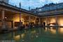 © Copyright - Raphael Kessler 2014 - England - Roman Baths torchlit bath