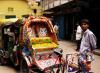 (c) Copyright - Raphael Kessler 2011 - Bangladesh - A man and his ornately decorated rickshaw