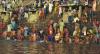 (c) Copyright - Raphael Kessler 2011 - India - Varanasi - Ritual bathing in the Ganges