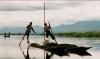 (c) Copyright - Raphael Kessler 2011 - Myanmar - Foot rowing across Inle Lake