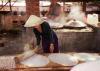 (c) Copyright - Raphael Kessler 2011 - Vietnam - Making rice noodles the traditional way - they do look like pancakes at this stage