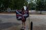 (c) Copyright - Raphael Kessler 2013 - USA - Colonial Williamsburg - The peculiar flag