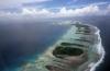 (c) Copyright - Raphael Kessler 2011 - French Polynesia - Rangiroa - From the air the atoll