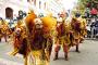 (c) Copyright - Raphael Kessler 2011 - Bolivia - Oruro Carnaval - Gold masks