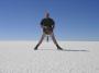 (c) Copyright - Raphael Kessler 2011 - Bolivia - Salar de Uyuni - My legs spread