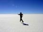 (c) Copyright - Raphael Kessler 2011 - Bolivia - Salar de Uyuni - Micha running