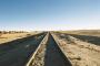 (c) Copyright - Raphael Kessler 2011 - Bolivia - Salar de Uyuni - Train tracks in the desert