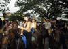 (c) Copyright Raphael Kessler 2011 - Cali - Cabalgata - Bikini woman on horseback