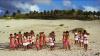 (c) Copyright - Raphael Kessler 2011 - Easter Island - Tahitian school children dancing on the beach